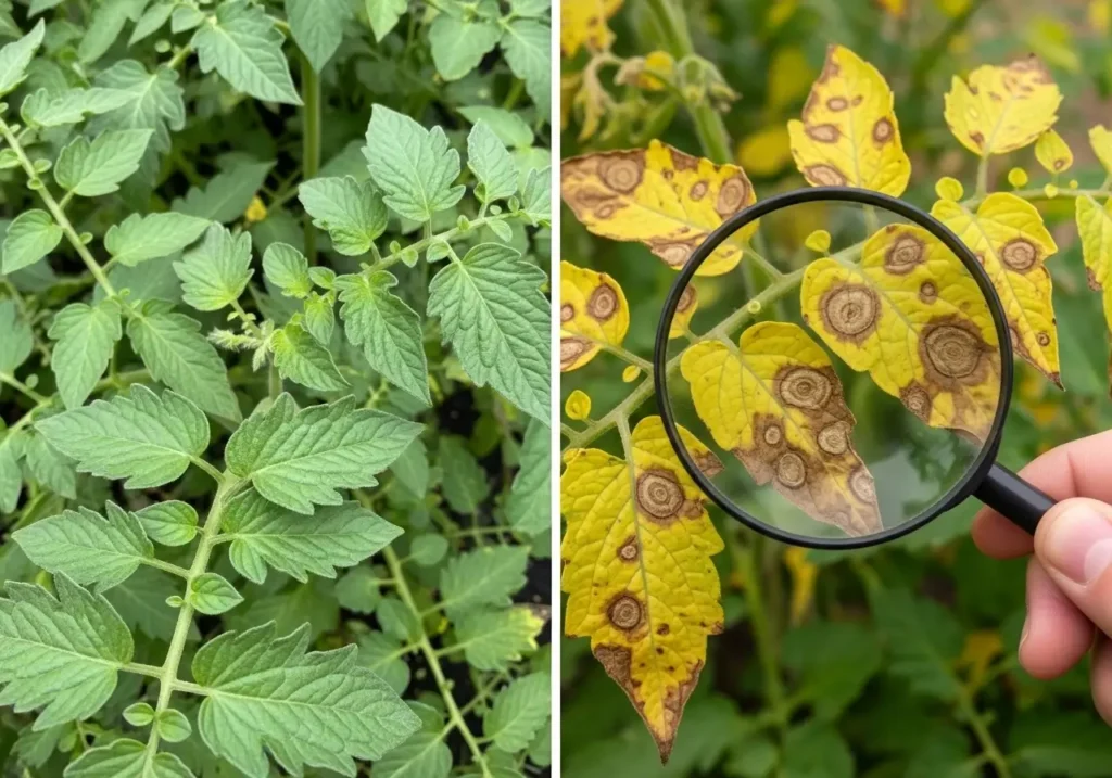 Early blight disease identification guide for how to grow tomatoes with proper disease management